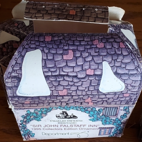 Dept 56 Sir John Falstaff Inn Ornament Collectors Edition 1995 - Picture 7 of 7